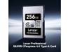 Lexar 256GB Professional SILVER CFexpress 4.0 Type A Card LCAEXS4256G-RNENG